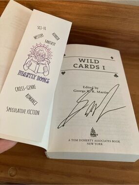 Wild Cards I — George R.R. Martin | Signed Book & Bookmark - From Santa Fe Shop
